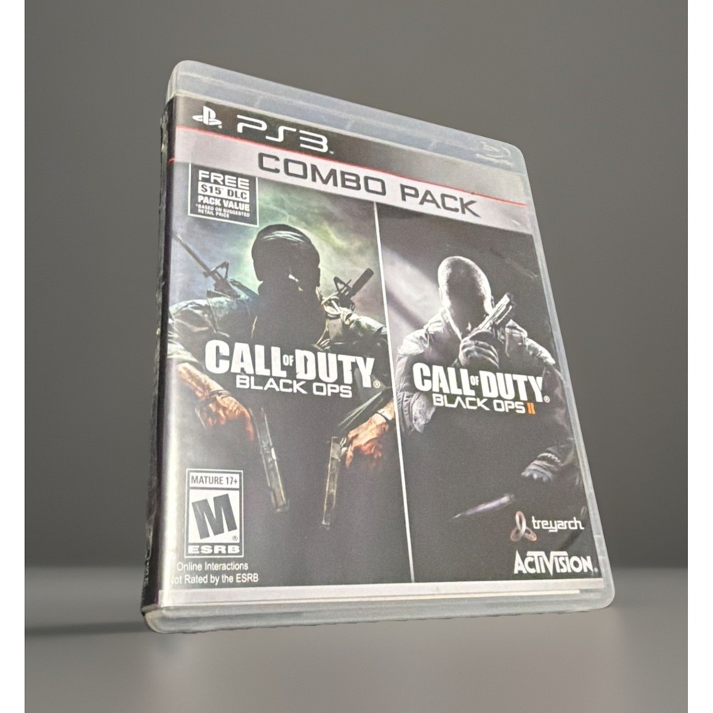 Call Of Duty Black Ops 1 2 Combo Sony PlayStation 3 PS3, TESTED & WORKING!